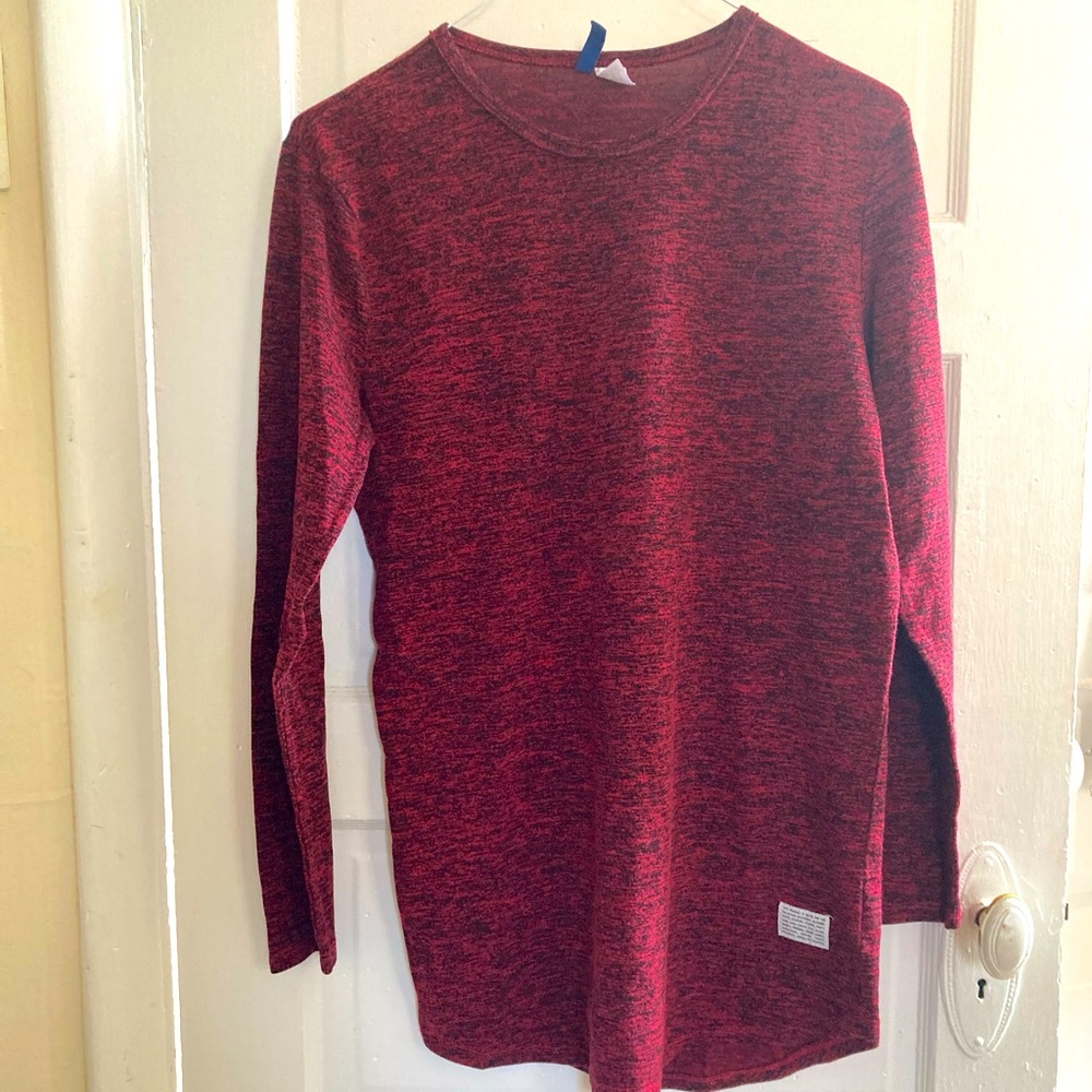 Red Tunic Shirt Dress